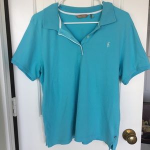 Sky Blue Tommy Bahama polo XL